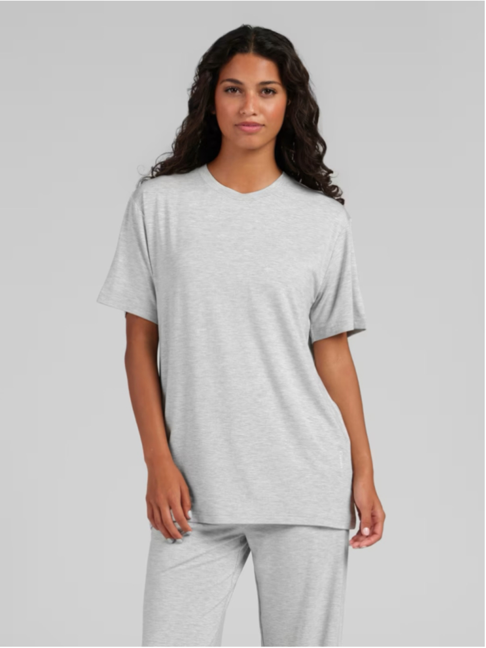 Comfrt Cloud Lounge Tee in Light Heather Gray Size Medium NWOT